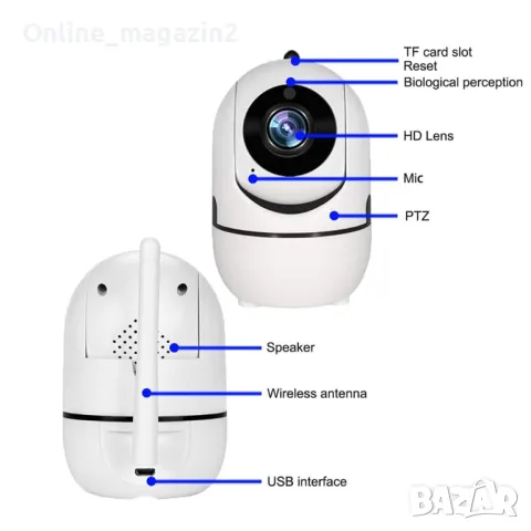 Wi-fi камера с облак, снимка 4 - Камери - 48549717