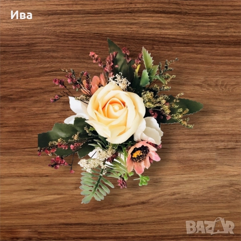 декорирани керамични кашпи, снимка 7 - Изкуствени цветя - 51518723