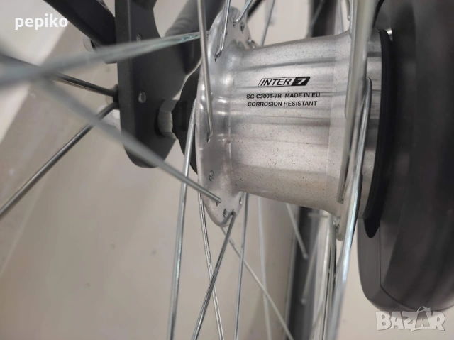 Продавам колела внос от Германия алуминиев велосипед BTW ELOPS 920 динамо главина, снимка 17 - Велосипеди - 54042679