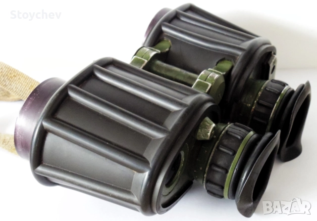 Военен бинокъл Carl Zeiss Jena D.F. 7x40 NVA 1962г., снимка 3 - Колекции - 52419034