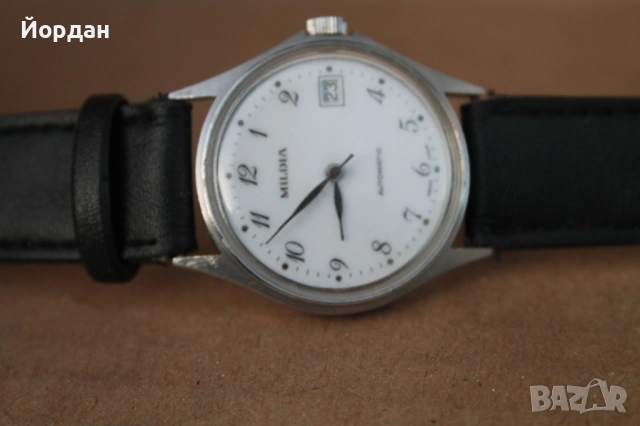Швейцарски автоматичен мъжки часовник ''Mildia'' , снимка 7 - Мъжки - 53711083