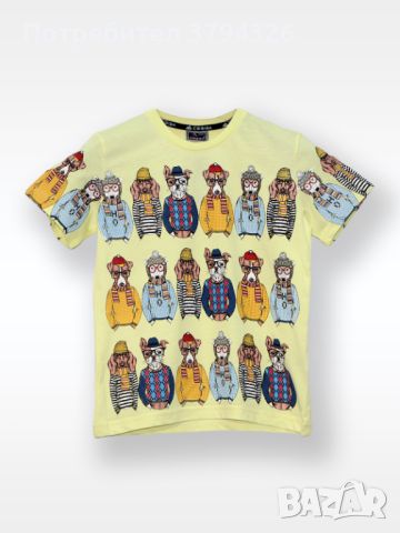 Детска памучена тениска за момче CEGISA, снимка 4 - Детски тениски и потници - 46456041