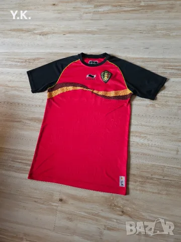 Оригинална мъжка тениска Burrda Sport x Belgium National Football Team / Season 12 (Training), снимка 2 - Тениски - 47227341