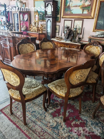 Италиански трапезен комплект (масив)