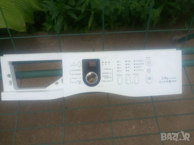 Продавам преден панел с платка за пералня Samsung WF1600NHW, снимка 1 - Перални - 46078778