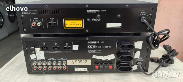 Стерео усилвател, cd player Grundig, V101, CD101, снимка 6 - Ресийвъри, усилватели, смесителни пултове - 46139564