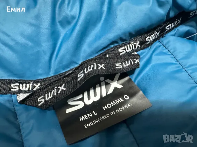 Мъжко яке пух Swix Dynamic Down Jacket, Размер L, снимка 6 - Якета - 48451516