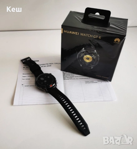 Huawei Watch GT6 46mm Black 2г Гаранция, снимка 4 - Смарт часовници - 53191159