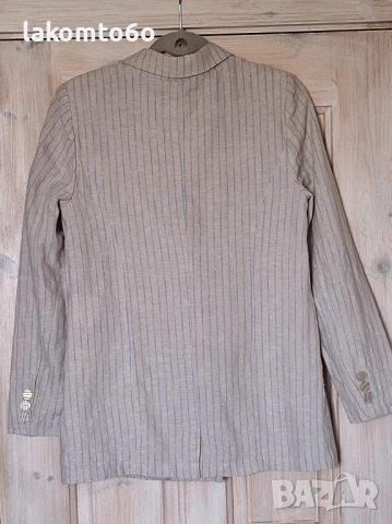 Сако от лен, Amisu. Размер 38., снимка 2 - Сака - 51475198