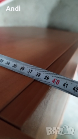 Офис шкаф със заключване - шкафче за обувки или дрехи 86/42/93см череша, снимка 6 - Шкафове и рафтове - 52870337