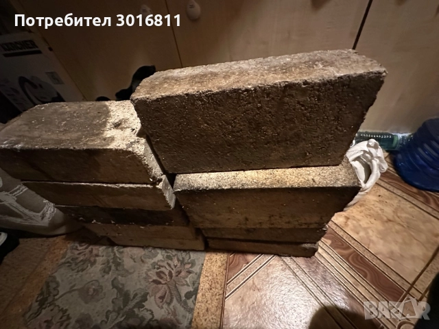 Продавам 10 огнеупорни тухли, снимка 2 - Строителни материали - 52968460