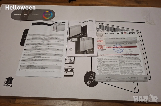 Чисто нов, в гаранция, конвектор AIRELEC BASIC PRO 2500W, снимка 8 - Отоплителни печки - 53134374