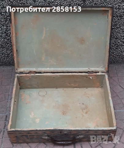 Стар ръчно правени войнишки куфар, снимка 2 - Антикварни и старинни предмети - 51490505