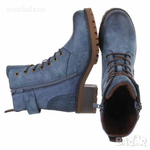 Дамски боти с връзки, 5цвята , снимка 11 - Дамски боти - 52262428