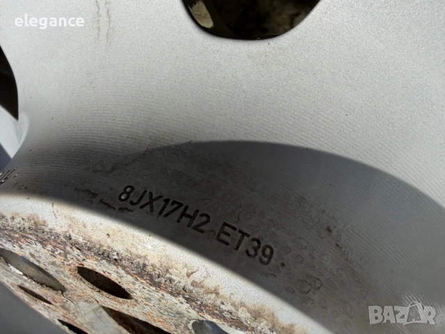 Оригинални алуминиеви джанти за Audi 5x112 17 цола, снимка 8 - Гуми и джанти - 53817084