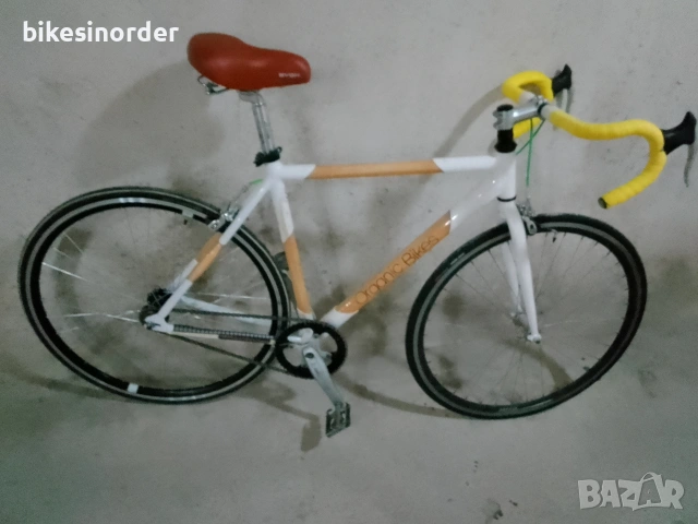 Бамбуков Органик Байк 28" фикси/сингъл , снимка 4 - Велосипеди - 54153358