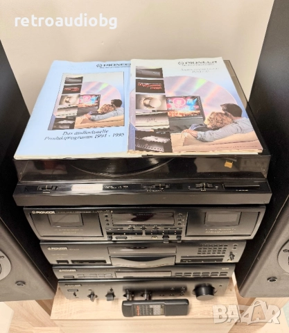 🔊ТОП ЦЕНА - Ретро аудио система сет PIONEER - усилвател + дек + cd + тунер + грамофон + колони🔊, снимка 5 - Аудиосистеми - 52586439