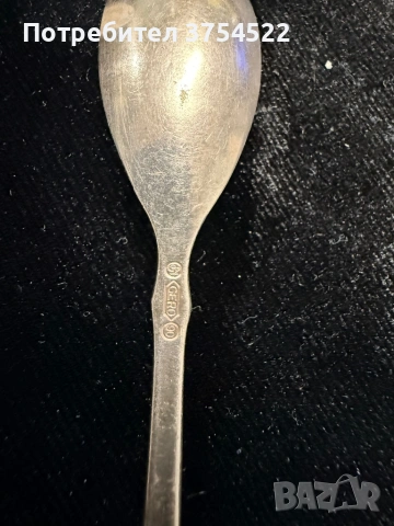 Лъжичка за кафе, снимка 4 - Антикварни и старинни предмети - 53417939