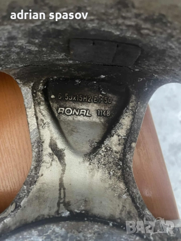 Джанти 15" Ronal за Skoda и др. 5х112 6.5Jx15H2 ET50 с гуми 195/65/15, снимка 10 - Гуми и джанти - 52845055