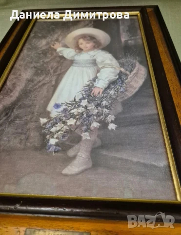 Картина принт, с малко момиченце, снимка 6 - Картини - 51025257