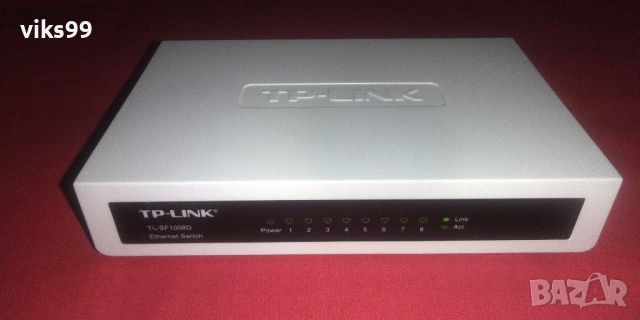 Суич TP-Link TL-SF1008D, 8 порта, снимка 3 - Суичове - 46788000