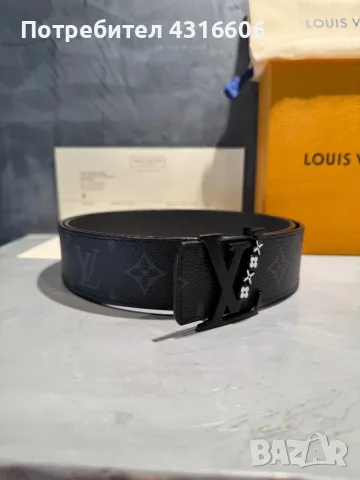 ЧИСТО НОВ Louis Vuitton колан 100% оригинален, снимка 4 - Колани - 48179865