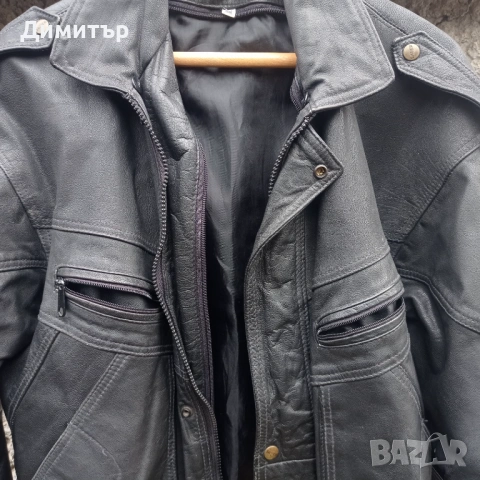 Мъжко кожено яке 56 номер