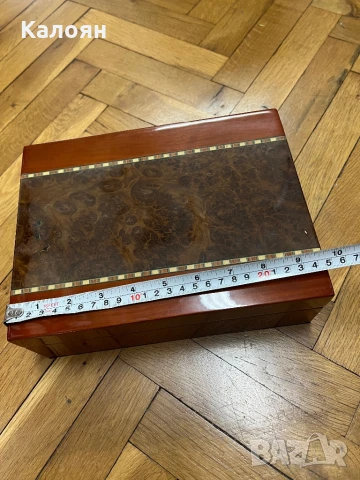 Дървена кутия за съхранение на пури, снимка 6 - Декорация за дома - 50529897