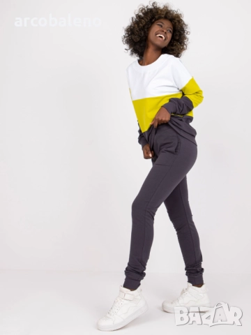 Ежедневен дамски комплект анцуг от памук Sandra, 5цвята , снимка 15 - Комплекти - 51699108