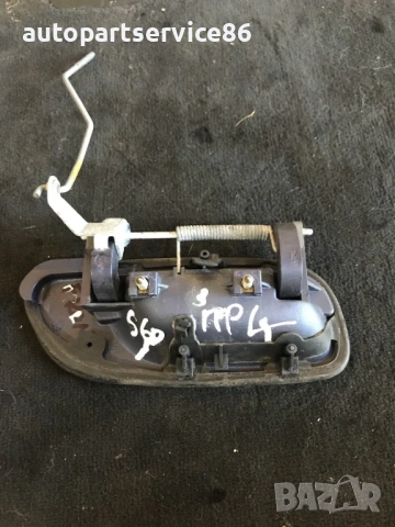 Външна дръжка за задна лява врата син цвят за Volvo S60 Z410 (2004), снимка 3 - Части - 54126111