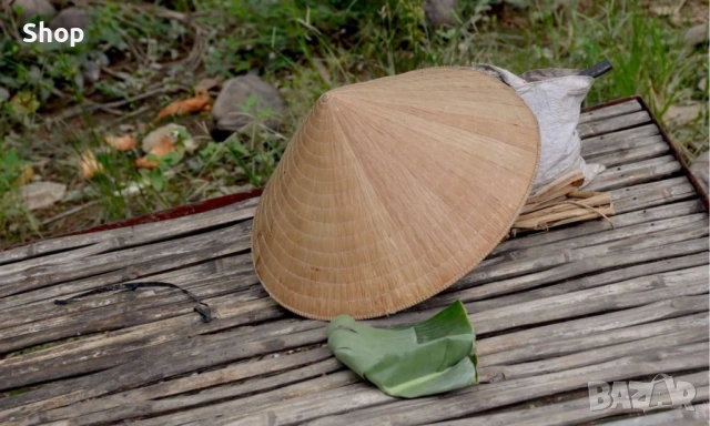 🌱 Виетнамска шапка 🇻🇳 🎋, снимка 7 - Шапки - 53633921