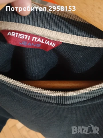 блуза синя М размер, снимка 5 - Блузи - 39012818