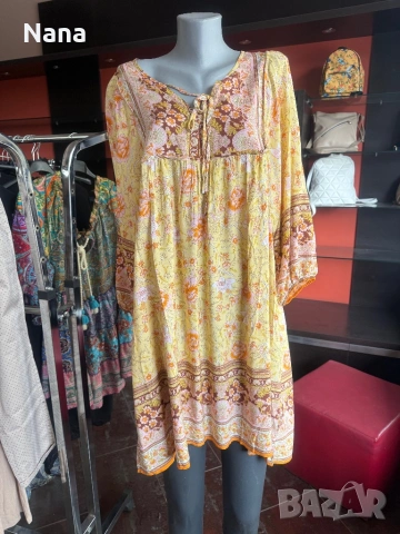 ВСИЧКО ПО 7€ ЗА БРОЙ ТУНИКИ, БЛУЗИ , ПАНТАЛОНИ, снимка 10 - Рокли - 54130574