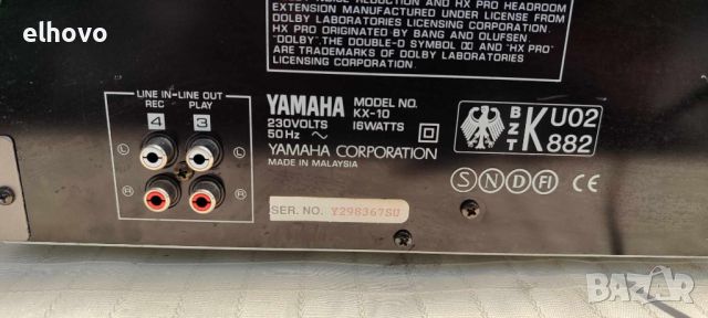 Дек Yamaha KX-10, снимка 6 - Декове - 46255939