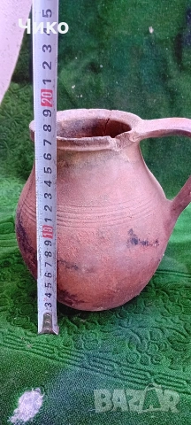 2бр глинени гърнета и една стомна, снимка 5 - Антикварни и старинни предмети - 53865581