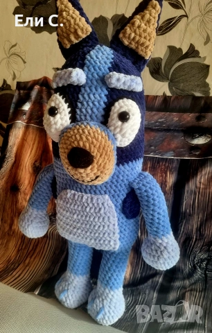 Плетен Блуи, снимка 3 - Плюшени играчки - 53655246