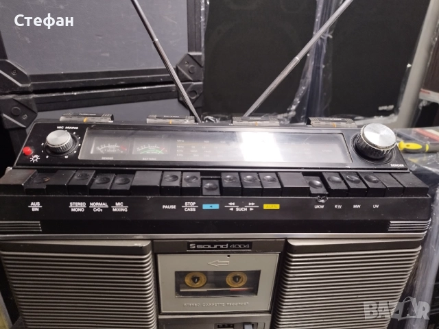 Sound 4004 Stereo Radio Recorder 1979, снимка 9 - Радиокасетофони, транзистори - 52653544