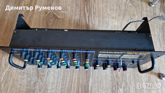 Професионален смесител Soundcraft RMX-1000, снимка 7 - Ресийвъри, усилватели, смесителни пултове - 46499936