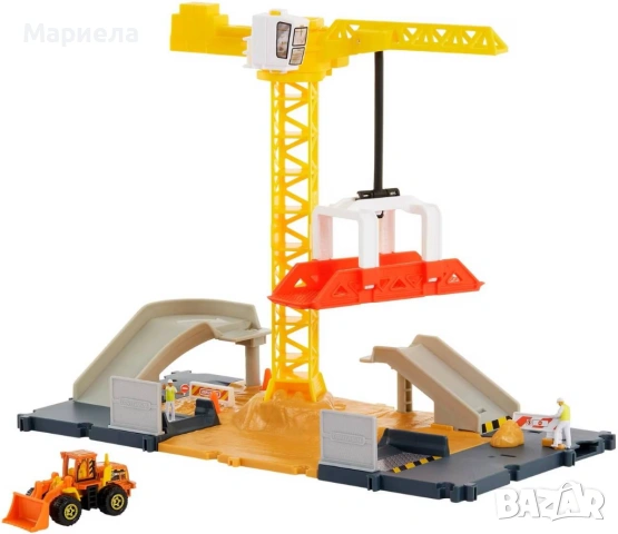 Игрален комплект Matchbox Action Drivers / Строителна Площадка, снимка 2 - Други - 53453613