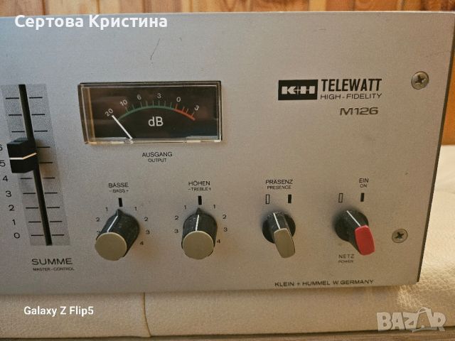 Усилвател  KH Telewatt, снимка 4 - Ресийвъри, усилватели, смесителни пултове - 46798654