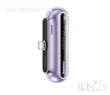 Power bank Remax Capsule / RPP-576 / 2А Lightning(iPhone) / 2500mAh / Лилав / Баркод : 456245, снимка 4 - Външни батерии - 46995656