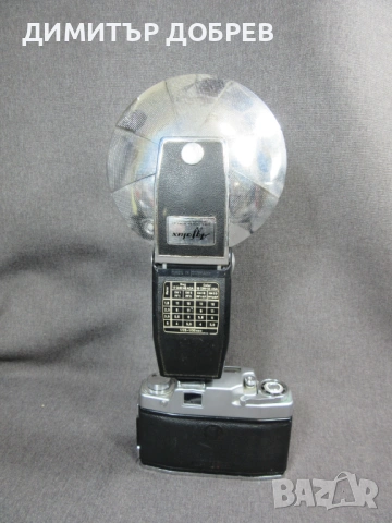  СТАР РЕТРО ФОТОАПАРАТ AGFA SILETTE СЪС СВЕТКАВИЦА, снимка 4 - Антикварни и старинни предмети - 54157304