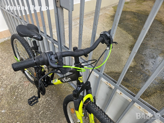 Велосипед 24 цола B'TWIN-шест месеца гаранция, снимка 3 - Велосипеди - 53689963