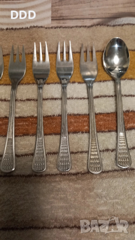 Малки вилици и лъжици П. Денев Перла , снимка 4 - Прибори за хранене, готвене и сервиране - 52809132