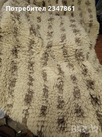 Вълнен китеник, снимка 3 - Покривки за легло - 50693457