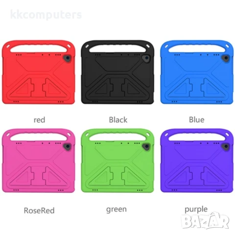 Lenovo M10 FHD REL TB-X605FC / TB-X605LC EVA Удароустойчив Калъф с Удобна Дръжка и Стойка + Протекто, снимка 10 - Калъфи, кейсове - 51129334