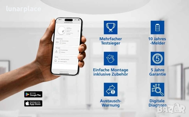 Hekatron детектор за дим Genius Plus Edition нов, снимка 7 - Други - 53391698