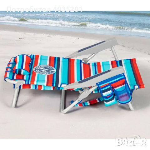 Плажен стол тип раница Tommy Bahama - налични два цвята, снимка 2 - Къмпинг мебели - 47103758