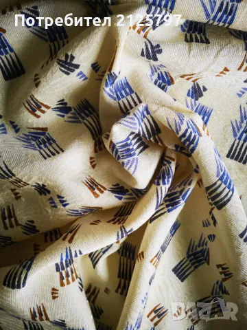 Ш/ 86см  Д/ 184см Парче стар плат, соц епоха, снимка 2 - Платове и дамаски - 49797885