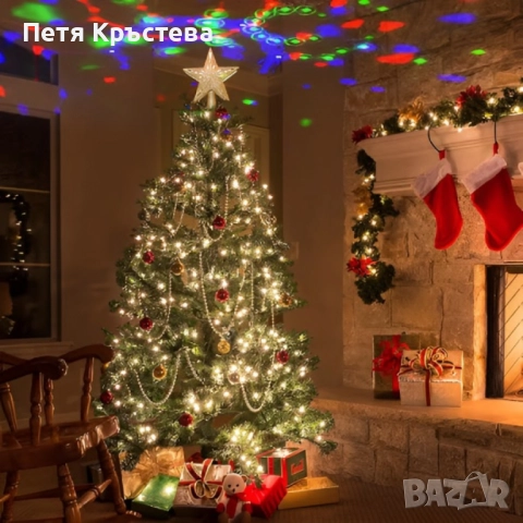 3D прожектор за Елха 6 Визии - Звезда ТОП ПРОДУКТ ЗА 2025, снимка 4 - Други стоки за дома - 52644238